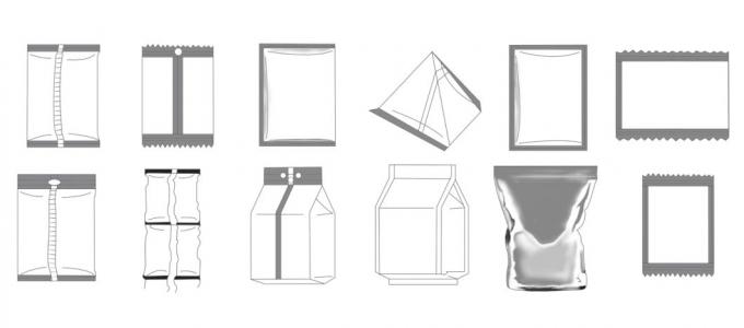 Sereal oatmeal otomatis Kacang kacang almond popcorn Granule Sachet Filling packing Machine bag packer 0
